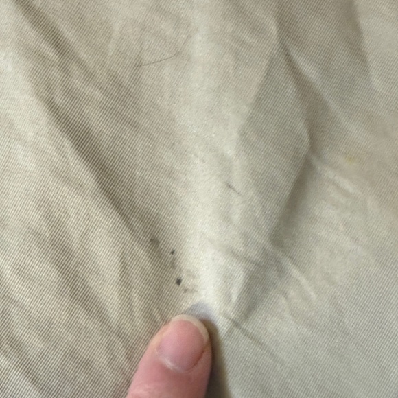 Coach Tan and Black Cotton Leather Wool Trench Coat - Picture 13 of 15